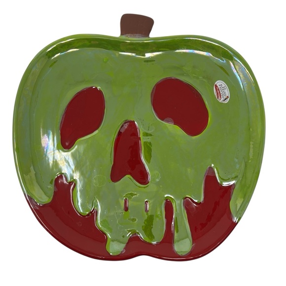 Disney Villains Poison Apple Serving Platter Hand Painted Decorative Oversized